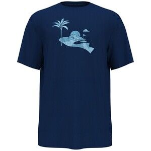 PGA TOUR Mens Scenic Golf Graphic T-Shirt Crew Neck Tee Insignia Blue Size Small